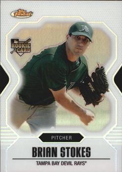2007 Finest - Rookie Photo Variation Refractors #147b Brian Stokes Front