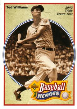 1992 Upper Deck - Baseball Heroes: Ted Williams #30 Ted Williams Front