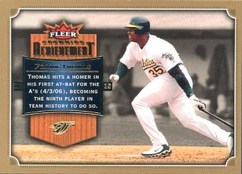 2007 Fleer - Crowning Achievement #CA-FT Frank Thomas Front