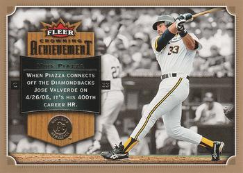 2007 Fleer - Crowning Achievement #CA-MP Mike Piazza Front
