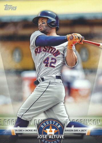2018 Topps Topps Salute (Series One) 5x7 #TS-7 Jose Altuve Front