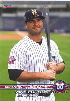 2019 Choice Scranton/Wilkes-Barre RailRiders #17 Mike Ford Front