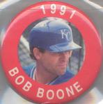 1991 MLBPA Baseball Buttons #NNO Bob Boone Front