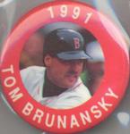 1991 MLBPA Baseball Buttons #NNO Tom Brunansky Front