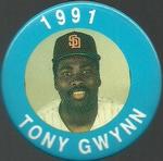 1991 MLBPA Baseball Buttons #NNO Tony Gwynn Front