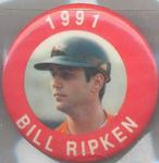 1991 MLBPA Baseball Buttons #NNO Billy Ripken Front