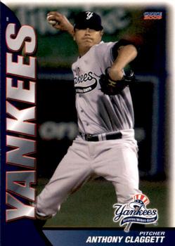 2009 Choice Scranton/Wilkes-Barre Yankees #5 Anthony Claggett Front