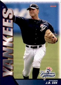 2009 Choice Scranton/Wilkes-Barre Yankees #6 J.B. Cox Front
