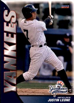 2009 Choice Scranton/Wilkes-Barre Yankees #16 Justin Leone Front