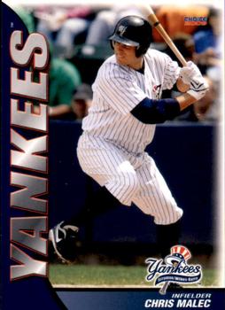 2009 Choice Scranton/Wilkes-Barre Yankees #18 Chris Malec Front