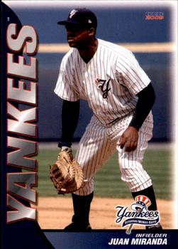 2009 Choice Scranton/Wilkes-Barre Yankees #20 Juan Miranda Front