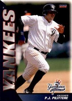 2009 Choice Scranton/Wilkes-Barre Yankees #22 P.J. Pilittere Front