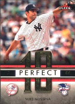 2007 Fleer - Perfect 10 #PA-MM Mike Mussina Front