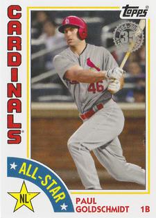 2019 Topps On-Demand Mini - 1984 Topps Baseball All-Stars #84AS-PG Paul Goldschmidt Front