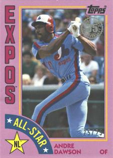 2019 Topps On-Demand Mini - 1984 Topps Baseball All-Stars Pink #84AS-AD Andre Dawson Front
