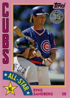 2019 Topps On-Demand Mini - 1984 Topps Baseball All-Stars Pink #84AS-RS Ryne Sandberg Front