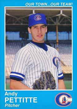 1995 Columbus Clippers Police #NNO Andy Pettitte Front