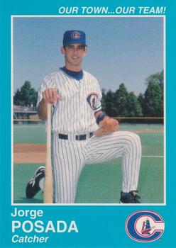 1995 Columbus Clippers Police #NNO Jorge Posada Front