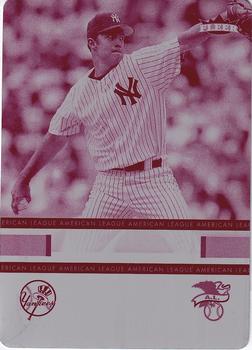 2007 Fleer - Perfect 10 Printing Plates Magenta #PA-MM Mike Mussina Front