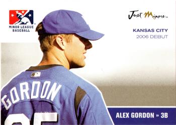 2006 Just Autographs - 2007 Preview Gold #JApr-5 Alex Gordon Front