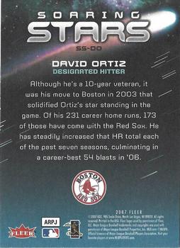 2007 Fleer - Soaring Stars #SS-DO David Ortiz Back