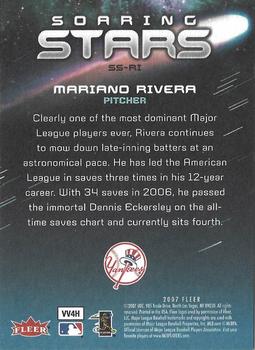 2007 Fleer - Soaring Stars #SS-RI Mariano Rivera Back