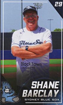2019-20 Sydney Blue Sox #24 Shane Barclay Front
