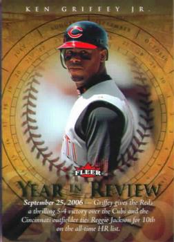2007 Fleer - Year in Review #YR-KG Ken Griffey Jr. Front
