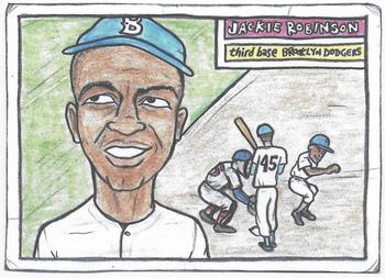 2019 Gummy Arts (Unlicensed) #7 Jackie Robinson Front