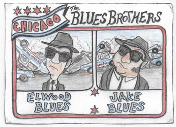 2019 Gummy Arts (Unlicensed) #30 Blues Brothers Front