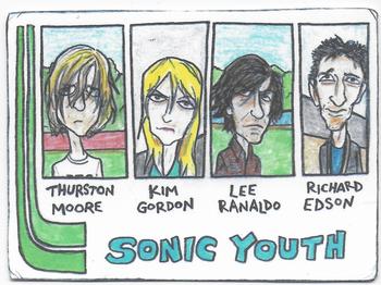 2019 Gummy Arts (Unlicensed) #48 Sonic Youth Front