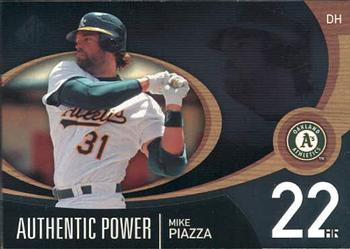 2007 SP Authentic - Authentic Power #AP-37 Mike Piazza Front