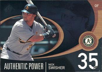 2007 SP Authentic - Authentic Power #AP-38 Nick Swisher Front