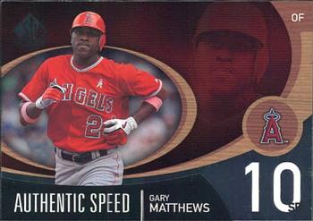 2007 SP Authentic - Authentic Speed #AS-22 Gary Matthews Front
