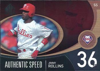 2007 SP Authentic - Authentic Speed #AS-28 Jimmy Rollins Front