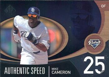 2007 SP Authentic - Authentic Speed #AS-37 Mike Cameron Front