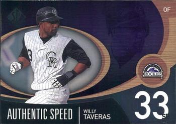 2007 SP Authentic - Authentic Speed #AS-50 Willy Taveras Front