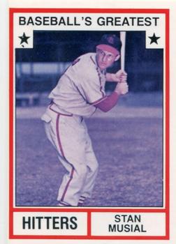 1982 TCMA Baseball's Greatest Hitters (Tan Back) #2 Stan Musial Front