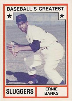 1982 TCMA Baseball's Greatest Sluggers (Tan Back) #8 Ernie Banks Front