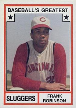 1982 TCMA Baseball's Greatest Sluggers (Tan Back) #12 Frank Robinson Front