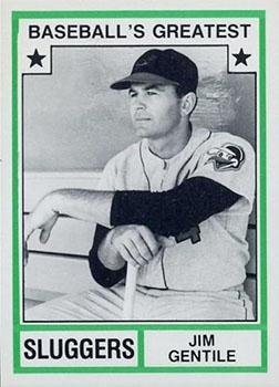 1982 TCMA Baseball's Greatest Sluggers (Tan Back) #37 Jim Gentile Front