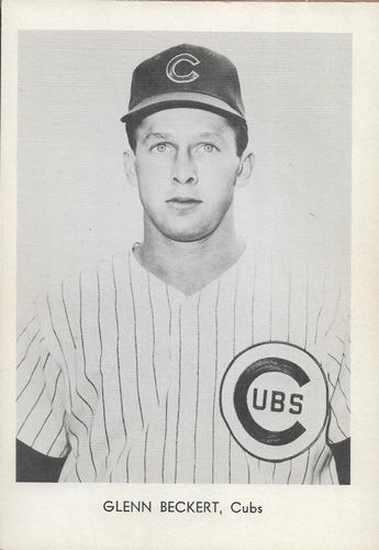 1968 Sports Service Chicago Cubs #NNO Glenn Beckert Front