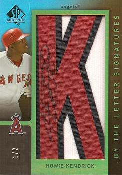 2007 SP Authentic - By the Letter Signatures Full Name Redemptions #BL-34 Howie Kendrick Front