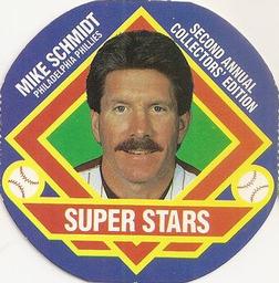 1988 Super Stars Discs #16 Mike Schmidt Front