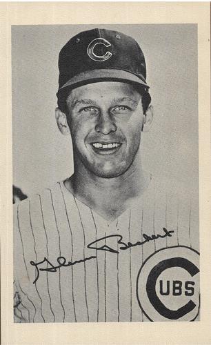 1971 Chicago Cubs B&W Picture Pack #NNO Glenn Beckert Front