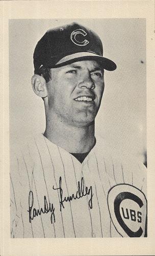 1971 Chicago Cubs B&W Picture Pack #NNO Randy Hundley Front