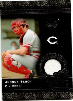 2007 SP Legendary Cuts - A Stitch in Time Memorabilia #ST-JB Johnny Bench Front