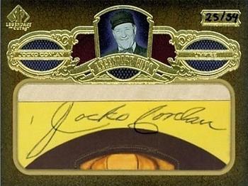 2007 SP Legendary Cuts - Legendary Cut Signatures #JC Jocko Conlan Front