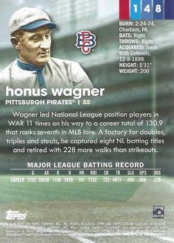2020 Stadium Club #148 Honus Wagner Back