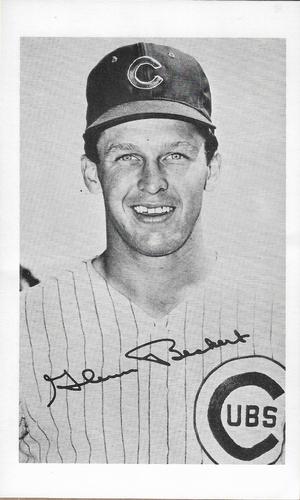 1973 Chicago Cubs B&W Picture Pack #NNO Glenn Beckert Front